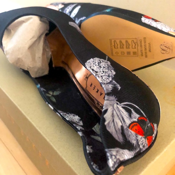 New Ted Baker 👠 Shoes. Classy and Unique with Flowers & Butterflies - Picture 13 of 13